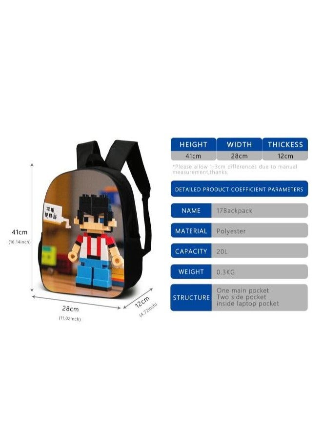 Cartoon style universal three-piece schoolbag - 406  - Image 3