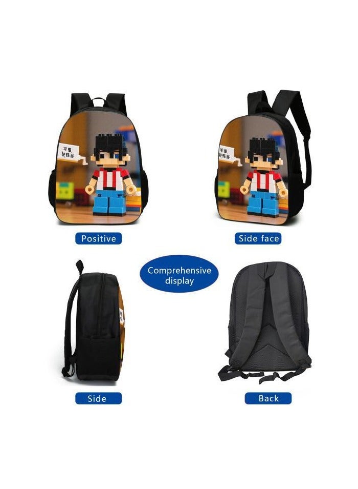 Cartoon style universal three-piece schoolbag - 406  - Image 4
