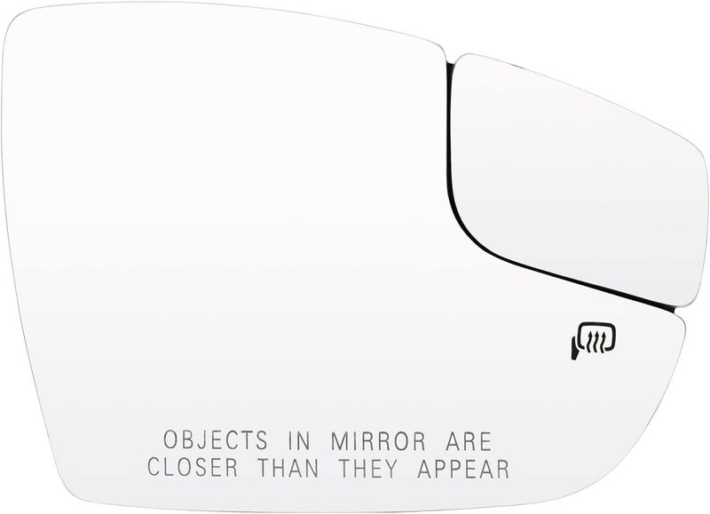 demulax Heated Convex Side Mirror Glass for Ford Focus 2012-2018 - Image 1