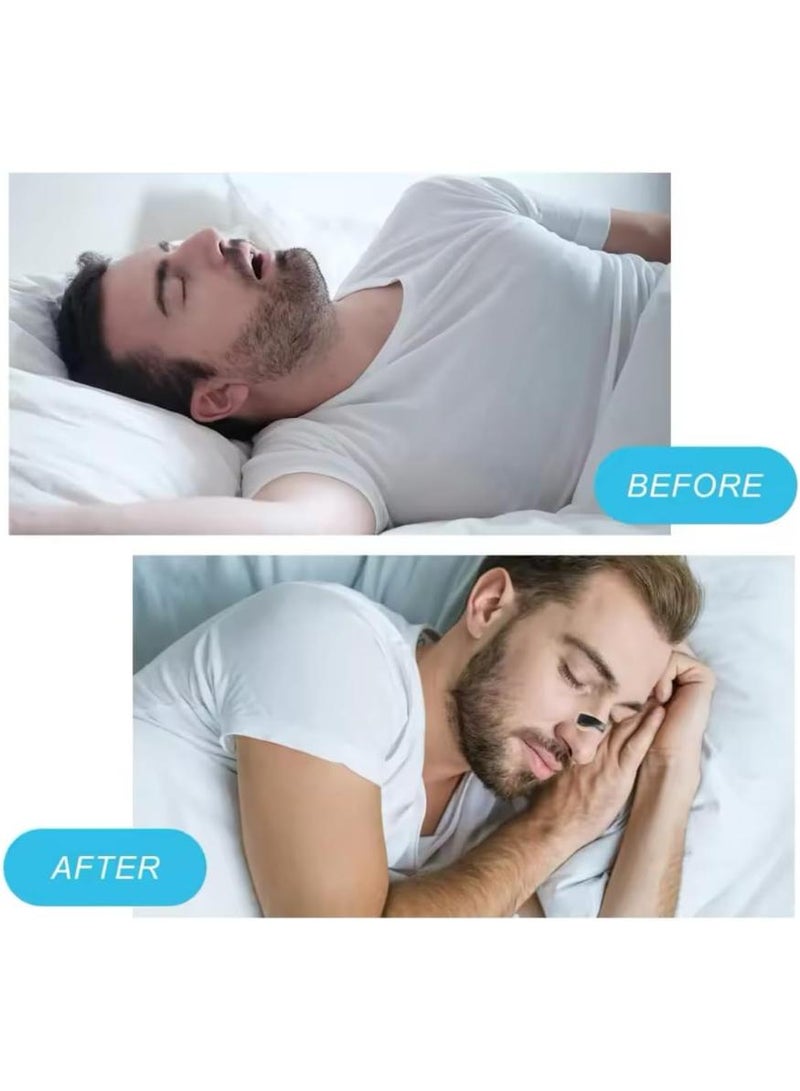 خاجول 15 عبوة شرائط أنف قابلة لإعادة الاستخدام، موسع أنف مضاد للشخير لتحسين التنفس، مساعد مريح للنوم خالٍ من الأدوية (مقاس واحد) - Image 5