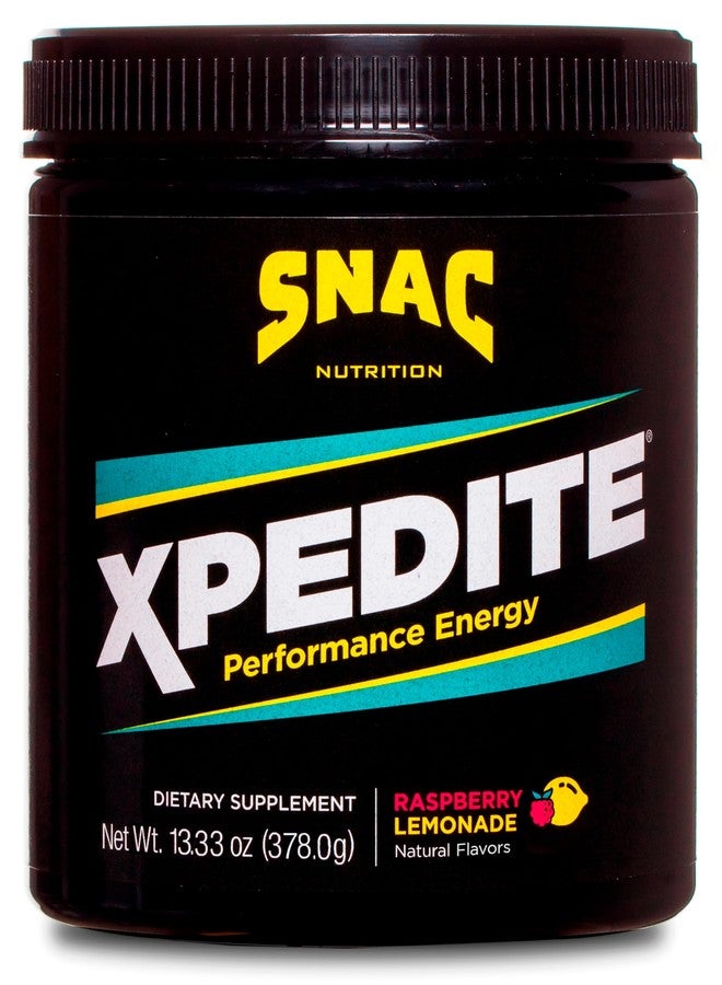 سناك SNAC XPEDITE - مسحوق ما قبل التمرين للنساء والرجال، مكمل غذائي للمشروبات، يعزز الطاقة والتركيز، معزز لأكسيد النيتريك ومولد للحرارة، إل-كارنيتين، بيتا ألانين، مسحوق عصير الليمون والتوت (30 حصة) - Image 1