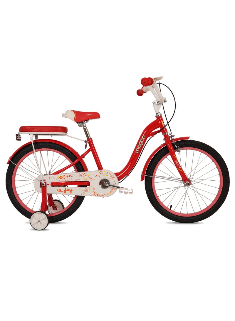 MOGOO Joy Girls Bike 16 Inch Dark Pink - Image 1
