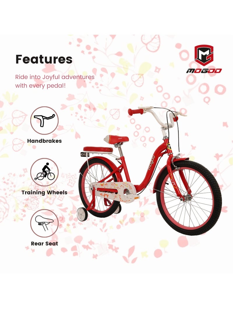 MOGOO Joy Girls Bike 16 Inch Dark Pink - Image 4