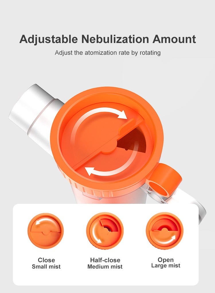 صحة كير جهاز استنشاق ضاغط متقدم للبالغين والأطفال – محمول وصامت لعلاج الربو والسعال ونزلات البرد – رذاذ سريع للعلاج – معتمد - Image 4
