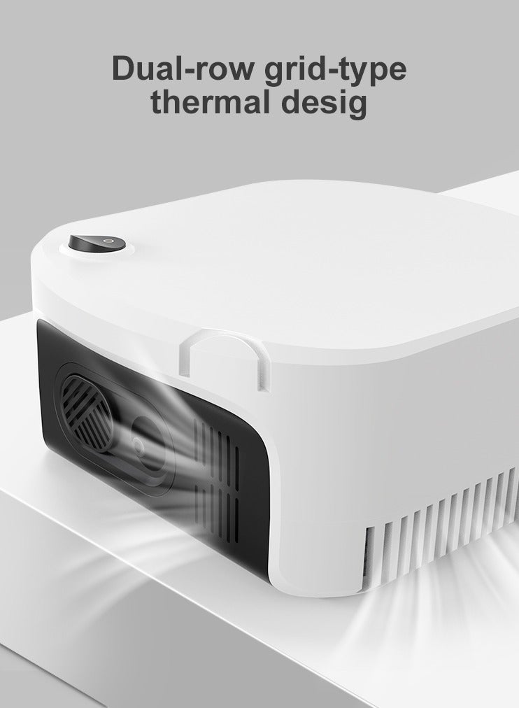 صحة كير جهاز استنشاق ضاغط متقدم للبالغين والأطفال – محمول وصامت لعلاج الربو والسعال ونزلات البرد – رذاذ سريع للعلاج – معتمد - Image 5