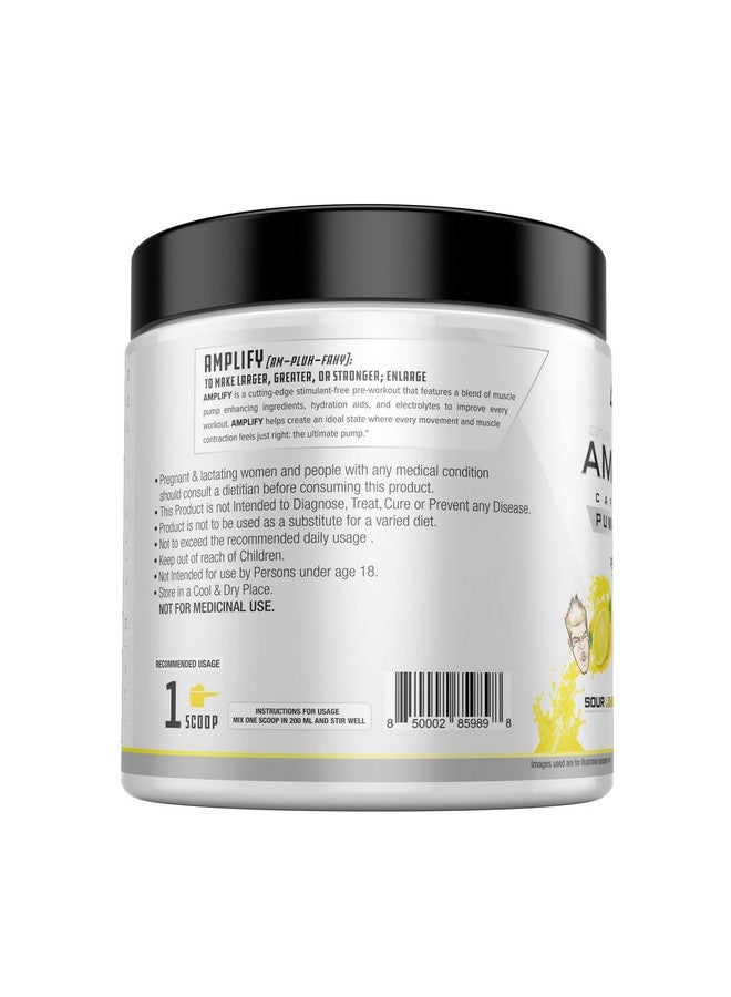 Cutler Nutrition Cutler Nutrition Amplify - Caffeine Free Pre Workout for Men and Women | Stimulant Free, Arginine, Coconut Water, and L-Citrulline, 40 servings (Sour Lemonade) | 300g  - Image 2