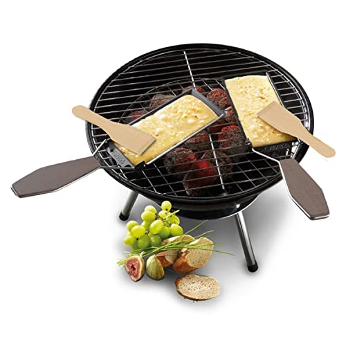 Kosmosta Wooden Raclette Spatula Wood Kitchen Utensils for Non-stick Pans, Cheese Grills, Gourmet Boards, Frying Pans, Fondue, 8 pcs/set - Image 5