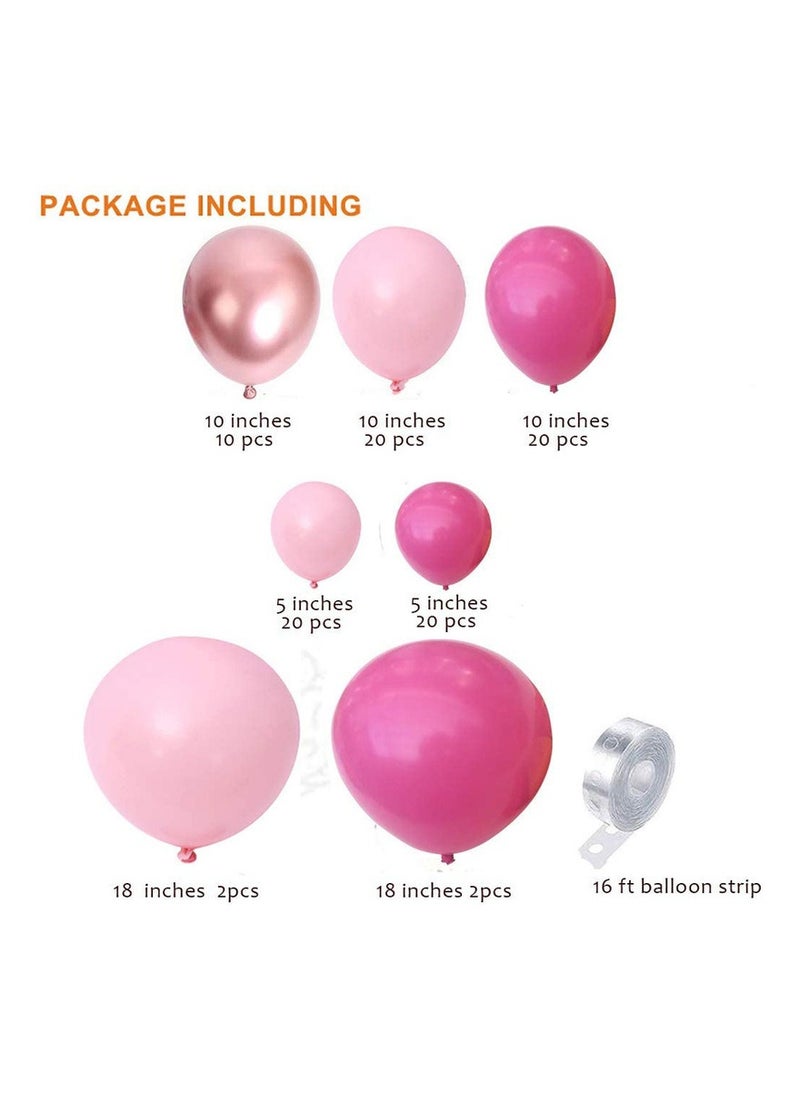 DUNISO 95PCS Balloon Garland Arch Kit Metallic Pastel White Latex Balloons Set For Baby Wedding Birthday Party Background Decorations  - Image 5
