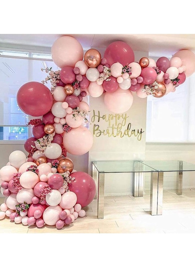 DUNISO 95PCS Balloon Garland Arch Kit Metallic Pastel White Latex Balloons Set For Baby Wedding Birthday Party Background Decorations  - Image 2