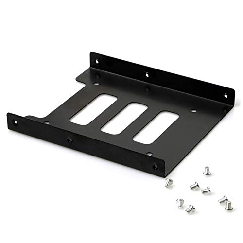 SAISN HDD SSD Mounting Bracket 2.5 to 3.5 Adapter Hard Drive Holder (Single Drive, Pack of 2) - Image 2