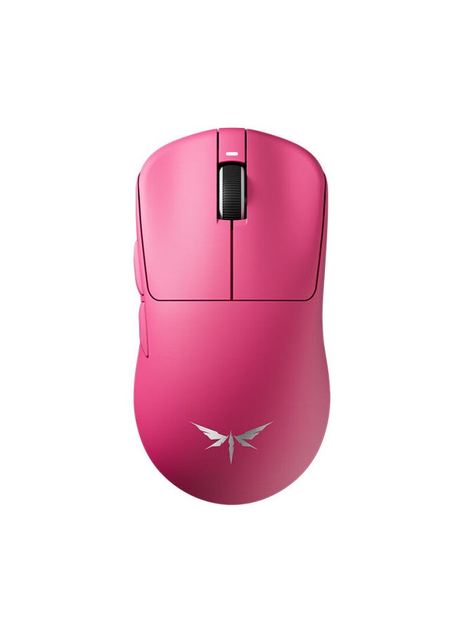 Vgn Dragonfly F1 Se Wireless Mouse, Lightweight Ergonomic Design, Gaming And Office Wired/2.4g/bluetooth Triple Mode, Large Battery, Dragonfly F1 Se Rose Red