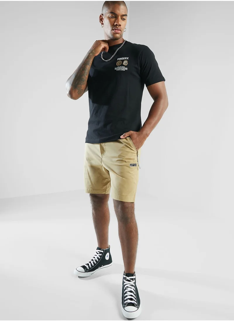 FINGERCROXX Logo Shorts