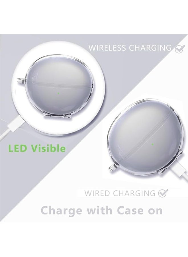 Compatible Protective Case Cover for Huawei Freeclip, Shock-Absorbing Silicone Protective Case with Keychain (Transparent) - Image 5