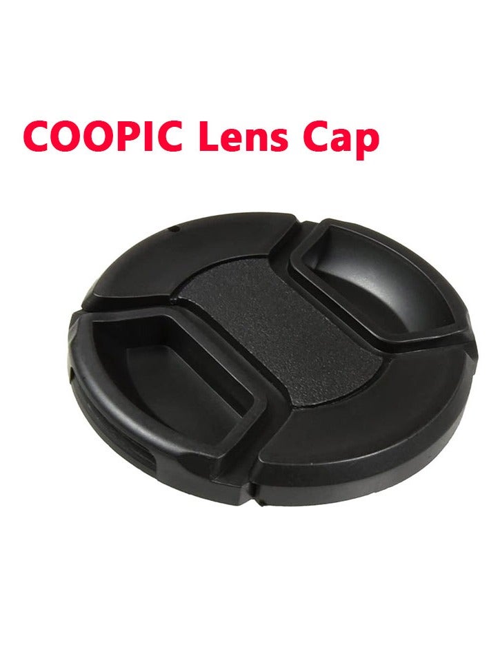 Coopic COOPIC 37mm Lens Cap Front Cover Protector Snap On Center Pinch for Camera Canon Nikon Sony DSLR  - Image 2
