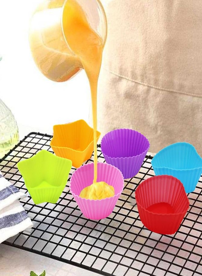 lyfLux 108 PCS Silicone Bento Box Dividers Kit, Bento Box Accessories, 90pcs Food Picks and 18pcs Silicone Cupcake Liners for Bento, Snacks, Cupcakes, Party, Picnic - Image 2