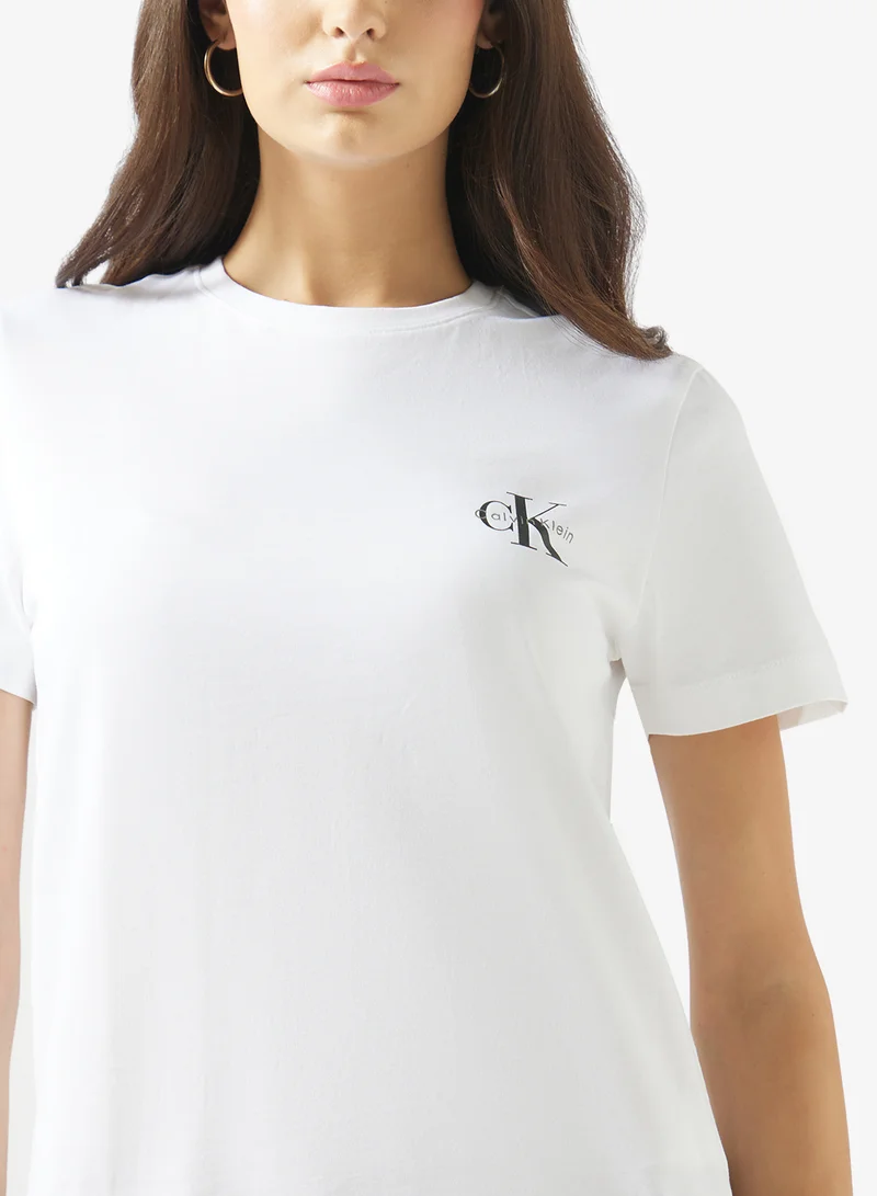 Calvin Klein Jeans  2-Pack Monologo T-Shirts for Women | Best Price UAE