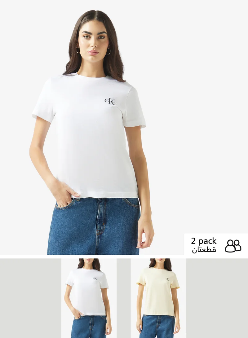 Calvin Klein Jeans 2-Pack Monologo T-Shirts