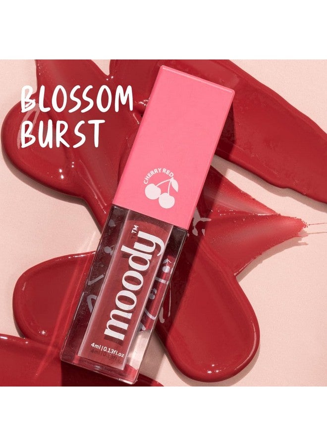 Moody Drip Matte Liquid Lipstick -Blossom Burst, with Jojoba Seed Oil & Vitamin E | Transferproof, Long Lasting & Vibrant Lip Colors That Last Upto 12 Hours | Paraben Free Lip Tint, 4ml - Image 2