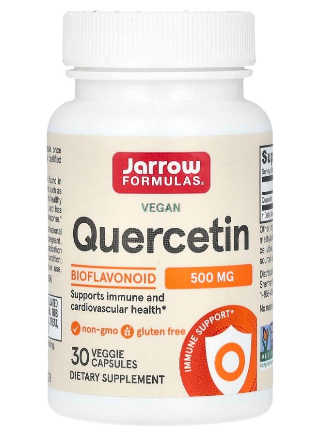 jarrow formulas Vegan Quercetin 500 mg 30 Veggie Capsules