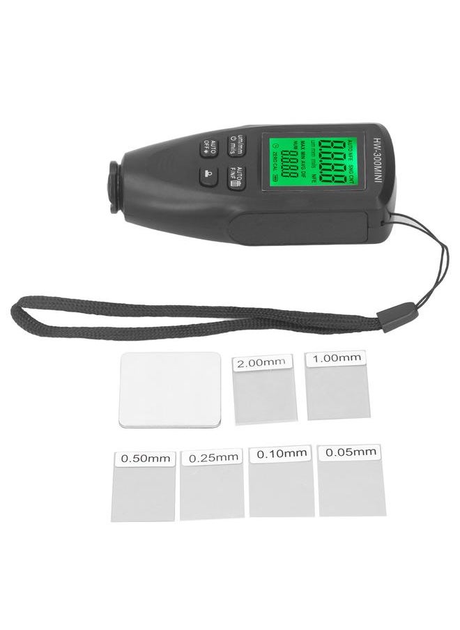 Thoraya 0 to 2000UM Paint Mil Thickness Meter Gauge High Precision Coating Depth Tester for Vehicle Home Renovation  - Image 1