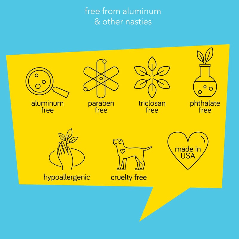 Fresh Monster Natural Deodorant for Kids and Teens I Aluminum-Free, Paraben-Free and Hypoallergenic I Dermatologist Tested I 24-Hour Protection I Gummy Burst I 1.76 oz I 3 Pack - Image 4