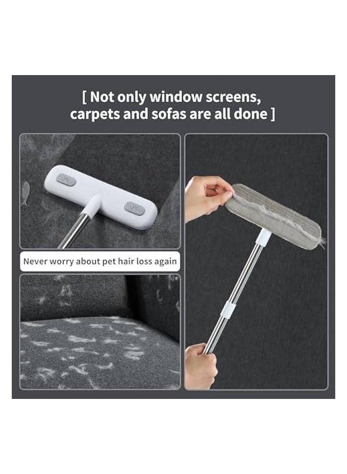 erorex Window Mesh Screen Cleaning Brush, 2-in-1 Household Multi-purpose Cleaning Tool, Suitable for Screens, Carpets, Sofas - Image 1