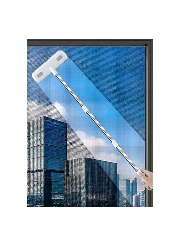 erorex Window Mesh Screen Cleaning Brush, 2-in-1 Household Multi-purpose Cleaning Tool, Suitable for Screens, Carpets, Sofas - Image 2