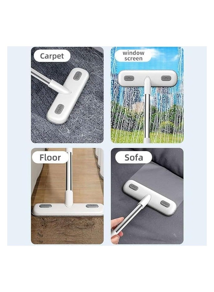 erorex Window Mesh Screen Cleaning Brush, 2-in-1 Household Multi-purpose Cleaning Tool, Suitable for Screens, Carpets, Sofas - Image 3