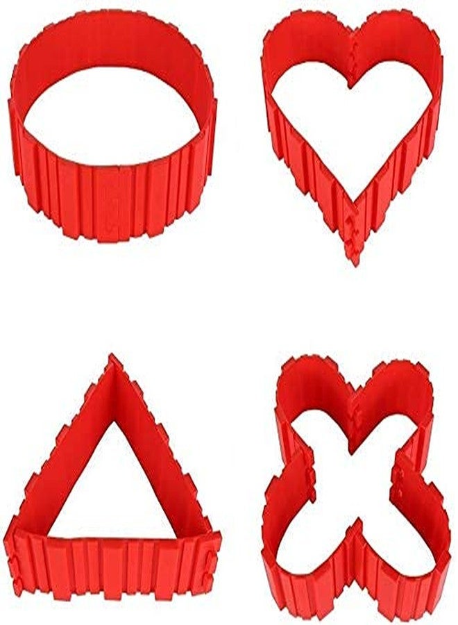 EBOFAB 4 PC Set Nonstick Bake Snakes Silicone Cake Mould Pastry Dessert DIY Baking Mould Tool - Image 1