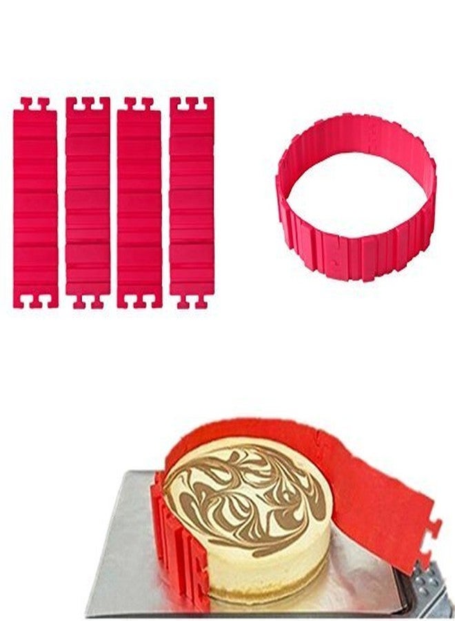 EBOFAB 4 PC Set Nonstick Bake Snakes Silicone Cake Mould Pastry Dessert DIY Baking Mould Tool - Image 2