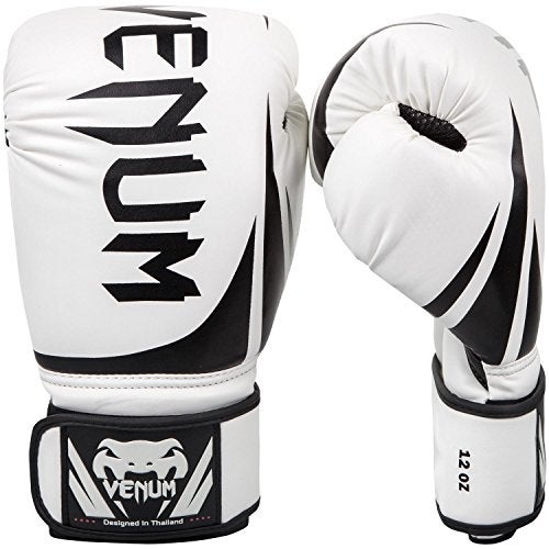 Venum Challenger 2.0 Boxing Gloves - White - 10-Ounce - Image 1