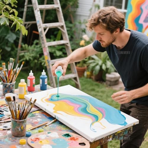 AUEAR, 10 Pack Silicone Mold Cup Dispenser Mini Measuring Mixing for DIY Jewelry Making Epoxy Resin Craft - Image 3