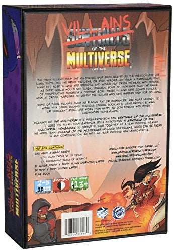 Greater than Games ألعاب جريتر ذان جيمز: سينتينلز أوف ذا مولتيفيرس: فيلينز أوف ذا مولتيفيرس, لعبة لوحية استراتيجية, من 2 إلى 5 لاعبين, مدة اللعب من 30 إلى 60 دقيقة, للأعمار 13 فما فوق - Image 2
