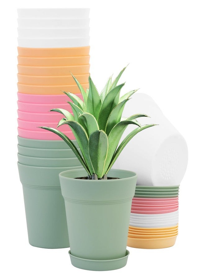 GARDIFE 20 Pack 6 inch Plant pots, planters for Indoor Plants, Flower pots, Color - Image 1