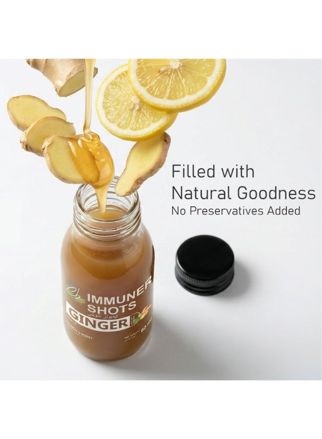 Immuner Shots Ginger Shot 60ml Pack of 16 (Immuner Shots) - Image 3