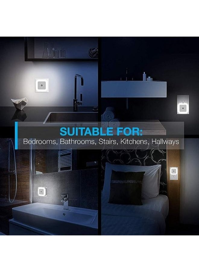 LED WALL Night Light (Plug-in), Smart Dusk to Dawn Sensor, Automatic Night Lights, Suitable for Bedroom, Bathroom, Toilet,Stairs,Kitchen and hallway