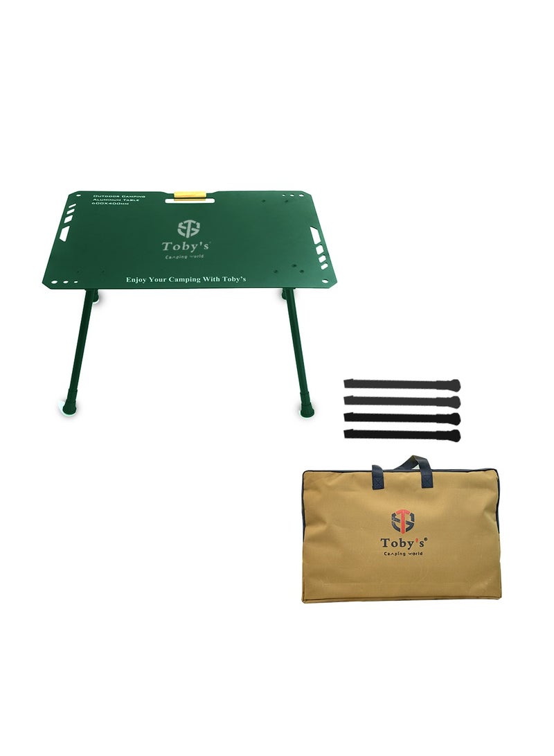 توبيز موقد توبي المحمول 15800 واط مع تصميم مقاوم للرياح وإشعال بيزو + طاولة قابلة للطي من الألومنيوم الأخضر خفيفة الوزن، مثالية للتخييم والنزهات والرحلات - Image 4