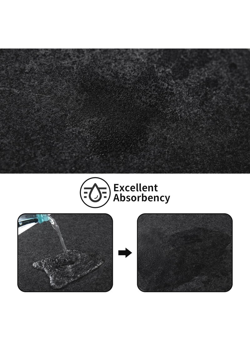Oil Absorbent Garage Floor Mat 90x150cm – Heavy Duty Anti-Slip Car Parking Mat, Waterproof Backing for Garage, Motorcycle & Workshop Use (Dark Grey) - Image 3