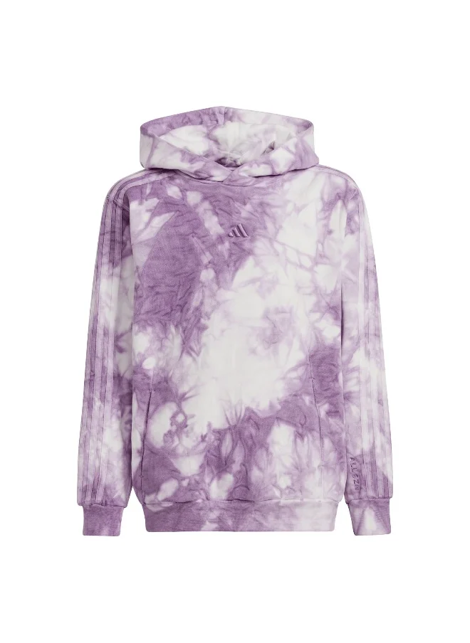 اديداس adidas J Szn W Hd Purple Training Sweatshirts 7-8Y