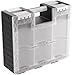 Gamegenic Game Castle AllinOne DoubleSided Storage Case for Cards and Gaming Accessories 19 Removable Trays in 5 Sizes Ideal for Cards Tokens Dice and Tools BlackWhiteClear Color Made by Gamegenic - Image 2