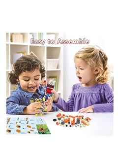 XiuWoo 185 pcs  My Singing Monsters Combination Educational Fun Collectible Action Figure Set Building Blocks Toy  - Image 5