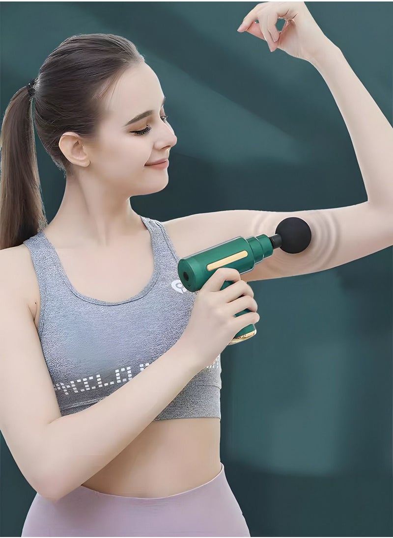 GROIC Mini Massage Gun Percussion Deep Tissues Muscle Massager with 6 Speeds Type-C Charging Ultra Quiet Portable Electric Handheld Body for Back Neck Pain Relief  - Image 2