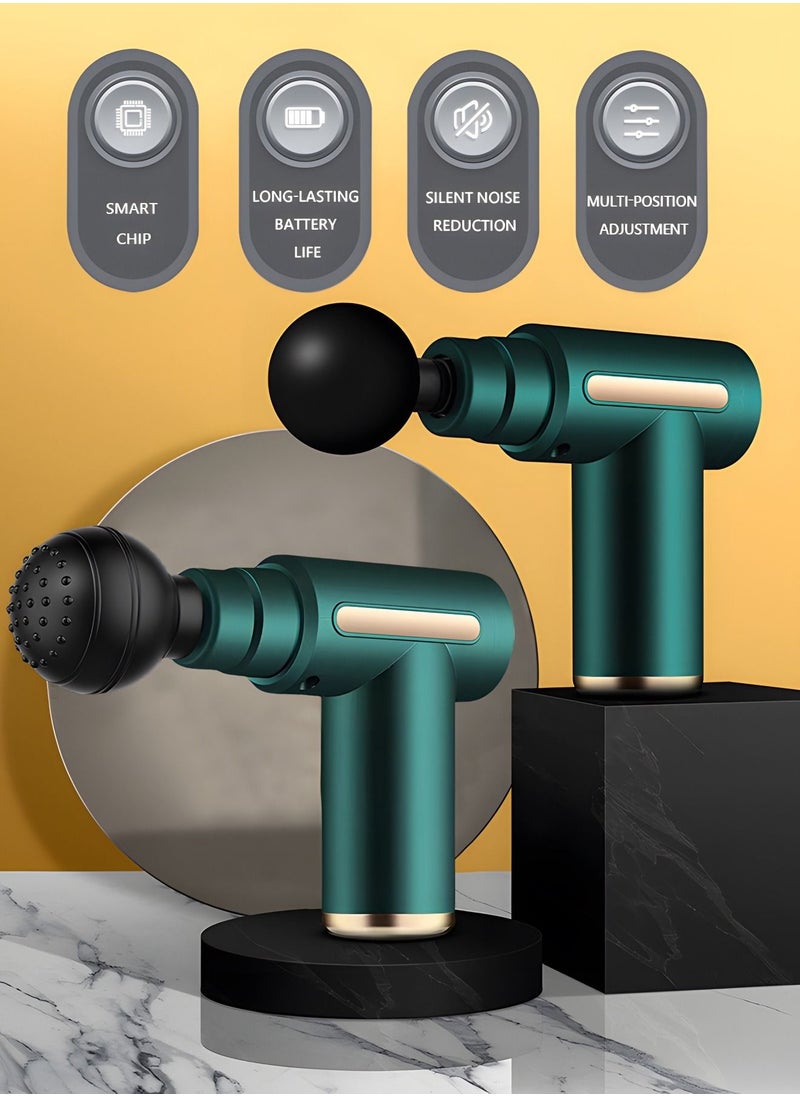 GROIC Mini Massage Gun Percussion Deep Tissues Muscle Massager with 6 Speeds Type-C Charging Ultra Quiet Portable Electric Handheld Body for Back Neck Pain Relief  - Image 4