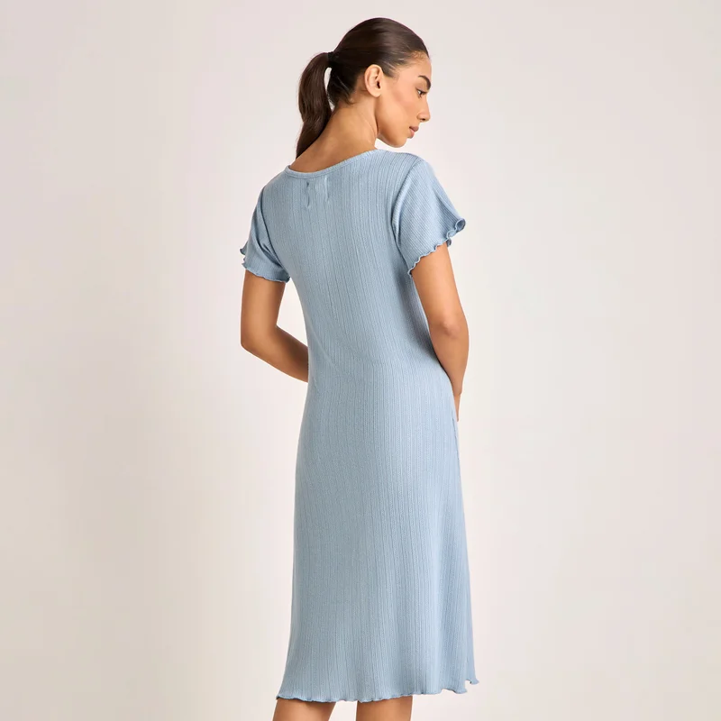 Splash FAV  Nighty Long with Scoop Neck for Women | Best Price UAE