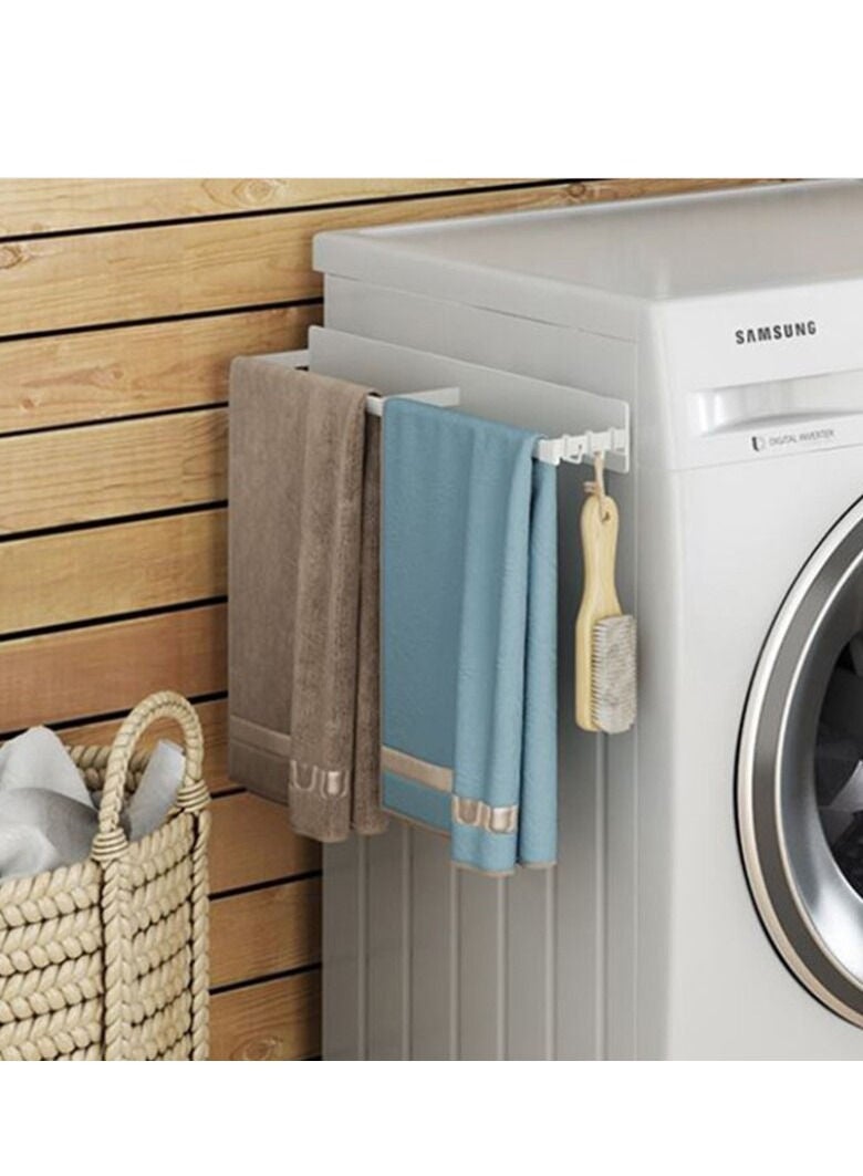 DARIYAH Magnetic Washing Machine Side Storage Rack Organizer Kitchen Bathroom Towel Hanger J028 - Image 1