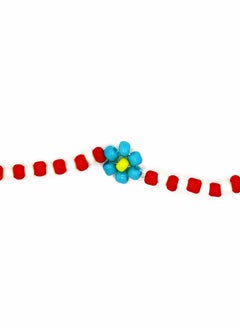 Daisy Beads Necklace Red