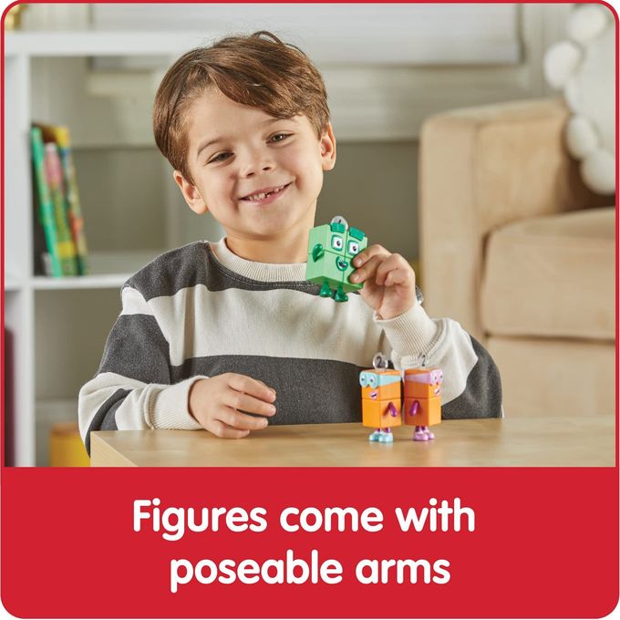 hand2mind Numberblock Four And The Terrible Twos, Cartoon Action Figure Set, Toy Figures, Play Figure Playsets, Small Figurines For Kids, Number Toys, Math Toys For Kids 3-5, Birthday Gifts For Kids - Image 3