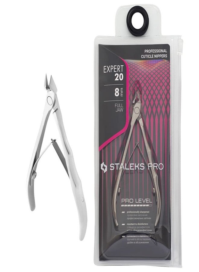 Staleks Pro NE-20-8 Expert Cuticle Nippers Full-jaw - Image 1
