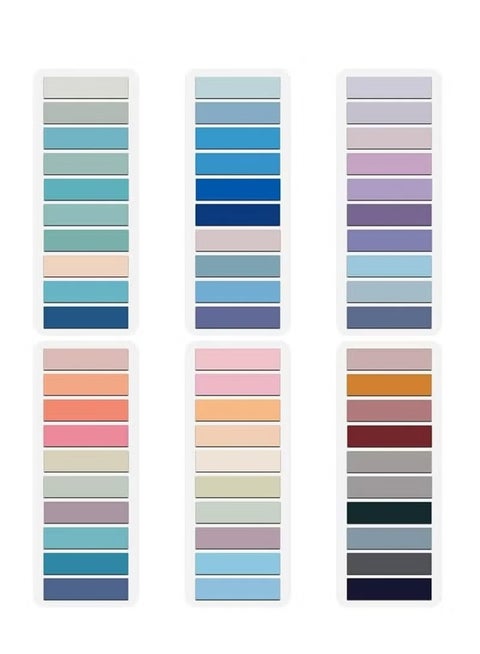 1200 قطعة من علامات التبويب اللاصقة، علامات ملاحظات لاصقة شفافة، علامات تبويب كتب باستيل قابلة للكتابة عليها، علامات تبويب صفحات موراندي، علامات تبويب فهرس شفافة، ملصقات فهرس للكتب، مستلزمات مكتبية