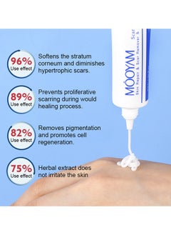 MOOYAM Scar Removal Cream, Skin Repairing Cream Fade Scars And Stretch MarksAnd Acne Treatment, Improve Scar Skin, Deeply Moisturizes Skin, For Surgical Scars Stretch Marks Acne Old Or New Scars  - Image 4